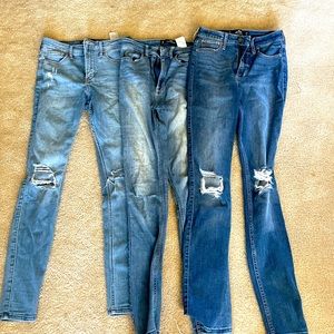 Hollister jeans-3pairs
